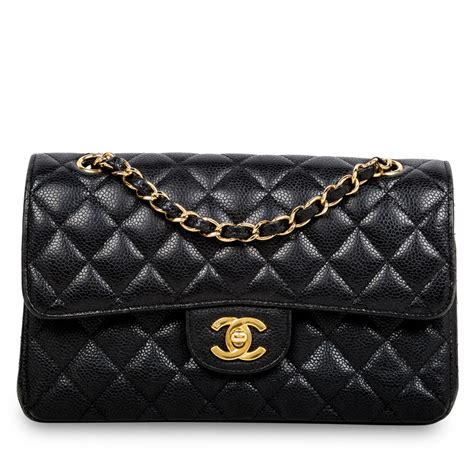 chanel black purse classic|Pre.